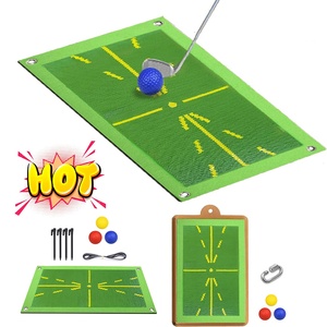 Kit de tapis d'entraînement de golf en gros pour la détection de la trajectoire du swing, la correction de la posture de frappe et la pratique avancée avec guides et aide pour la posture - Product Image 3