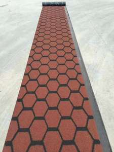 Membrane d'étanchéité bitumineuse thermosoudable pour toiture, type tuile asphalte, avec granulats minéraux colorés - Product Image 5