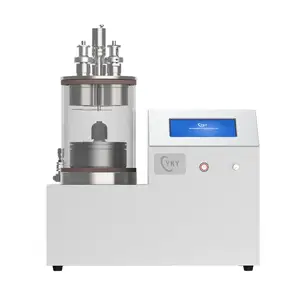 Desptop Driekoppige Plasma-Sputtercoater Met Roterende Verwarmingsfase En Waterkoeler Voor Sem-Of Metaalcoating-Experiment