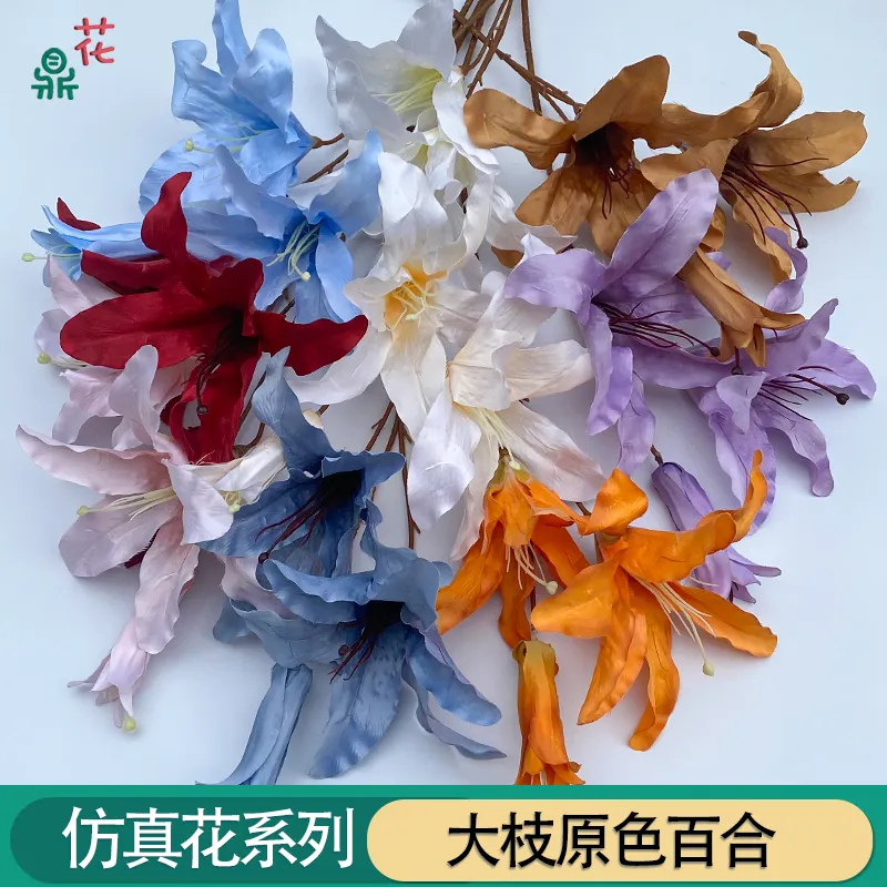 ดอกไม้ประดิษฐ์ทำจากผ้าไหมสำหรับงานแต่งงานจากประเทศจีน