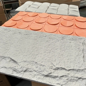 Không thấm nước <span class=keywords><strong>Polyurethane</strong></span> Faux tấm PU trang trí văn hóa Tấm tường trong nhà cắt-to-kích thước khách sạn phòng tắm bảng Tops nhà bếp - Product Image 3