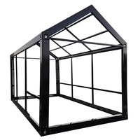Cadres de conteneurs d'expédition empilables et détachables en acier galvanisé sur mesure de 20 pieds pour bureau de chantier et salle d'équipement de sécurité