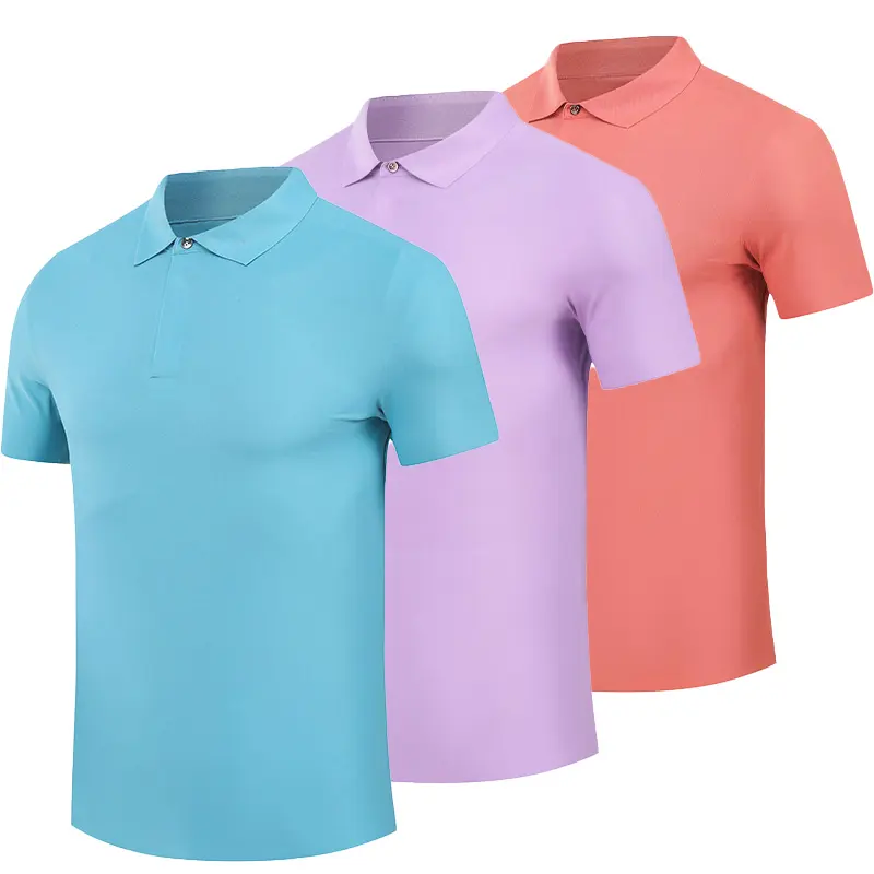 Premium Hoge Kwaliteit Fabriek Groothandel Custom Bulk Poloshirts Effen Korte Mouw Polo T-Shirts Unisex Voor Vrouwen Geweven Stof