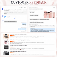 Ensemble de pinceaux de maquillage professionnel pour le visage de luxe noir de haute qualité Kit de marque privée de 16 pièces avec outils en poudre