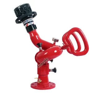 forede 80LPS Stainless Steel Manual Fire Water Cannon for Fire Fighting