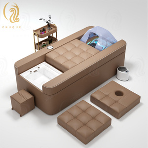 Chuque Lit de <span class=keywords><strong>spa</strong></span> capillaire électrique de luxe moderne avec hydrothérapie, inclinable, pour massage thaïlandais et shampoing, avec <span class=keywords><strong>spa</strong></span> pour les pieds, pour salon de coiffure - Product Image 3