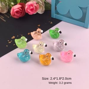 ของตกแต่งรูปนกฟลามิงโกเรซิ่นขนาดเล็ก 3 มิติ สำหรับตกแต่งสวนเทพนิยาย ตกแต่งเค้ก งานฝีมือ และเครื่องประดับ - Product Image 1