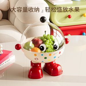 Bol à fruits mignon avec couvercle, grande capacité, pour ranger les collations, idéal pour les fêtes et le salon - Product Image 5