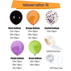 Kit Decorazioni <span class=keywords><strong>per</strong></span> Feste di Halloween con Palloncini in Lattice ad Elio, Ghirlande e Archi - Product Image 2