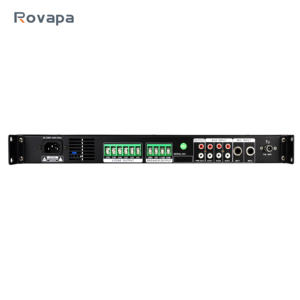 ROVAPA RV-80MS 80W 1 U Rack 6-channel <strong>Audio</strong> Input 1-channel <strong>Audio</strong> <strong>Output</strong> <strong>With</strong> MP3 Player &amp; FM Radio Function MP3 Zone Amplifier - Product Image 2