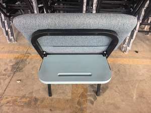 Silla de auditorio plegable moderna con muebles de Teatro de tela de escritorio diseñados para iglesias, escuelas, asientos de estudiantes retráctiles - Product Image 4