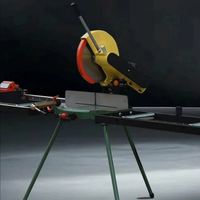 Scie à onglets verticale professionnelle industrielle électrique de haute précision de 12 pouces (305 mm) pour l'aluminium et le bois