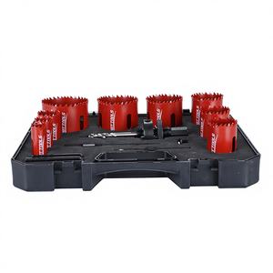 Kit de Brocas de Acero de Alta Velocidad Bimetálicas de 3/4 a <span class=keywords><strong>2</strong></span>-1/<span class=keywords><strong>2</strong></span> Pulgadas, Diferentes Tamaños, en Estuche con Mandriles para Cortar Tubos y Metal - Product Image 2