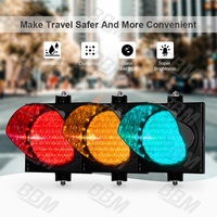 Pemasok Lampu Lalu Lintas Dia.200mm(8inci) Lampu Lalu Lintas Bola Merah dengan Lensa Jaring Laba-laba