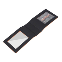 Présentoir sur pied en cuir PU au design élégant, matériau écologique, impression UV, personnalisable OEM pour cartes de jeu et de collection