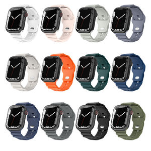 <span class=keywords><strong>Correa</strong></span> Deportiva de Silicona Impermeable para Reloj IWatch <span class=keywords><strong>Apple</strong></span> <span class=keywords><strong>Watch</strong></span> Series 11 10 9 Ultra 8 7 6 5 4 3 2 1 SE para Mujer y Hombre - Product Image 6