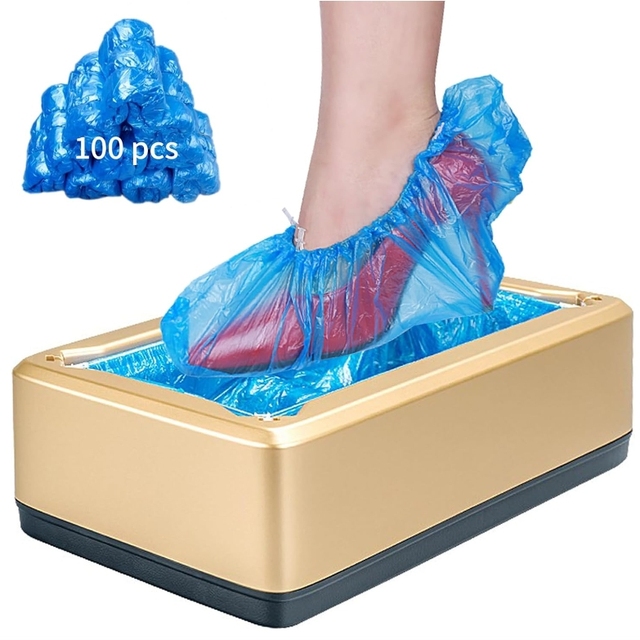 Wholesale Eco-Friendly Shoe Covers Machine 100pcs Disposable Automatic Shoe Cover Dispenser