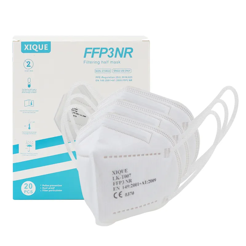 แต่ละแพคเกจ5ชั้น Ffp3-Masks En 149 Ce Ffp2 Ffp3เครื่องช่วยหายใจผ้าเมลต์โบลนนอนวูฟเวน Ffp3หน้ากาก