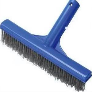Cepillo para algas <span class=keywords><strong>de</strong></span> <span class=keywords><strong>piscina</strong></span> <span class=keywords><strong>de</strong></span> acero inoxidable <span class=keywords><strong>de</strong></span> 10 pulgadas <span class=keywords><strong>de</strong></span> alta resistencia, ecológico, con mango <span class=keywords><strong>de</strong></span> plástico, diseñado para piscinas <span class=keywords><strong>de</strong></span> hormigón - Product Image 1