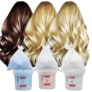 Poudre décolorante professionnelle BLONDEPLEX pour coloration capillaire, 7 8 9 10 niveaux, 500g, OEM/ODM - Product Image 6