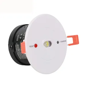 Luce di emergenza LED OEM trimmless LED luce di emergenza Hotel 3W alluminio LED Downlight di emergenza