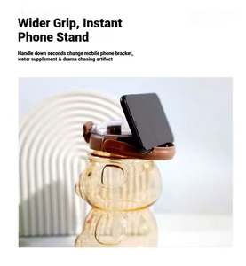 1000ml Plastic Sports Drinking <b>Bottle</b> Kids Safe Cartoon <b>Bear</b> Shaped <b>Water</b> Cup for School Use - Product Image 3