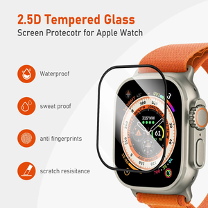 Protection d'écran complète 2.5D OEM pour Apple Watch Series Ultra 42/46/49mm, film protecteur transparent HD imperméable pour montre intelligente - Product Image 2