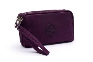 Wholesale Women Wallets Brand Clutch Coin Purse Cards Keys Money Bags Canvas Short Girls Wallet Handbags Burse