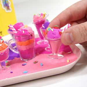 Wingart Artículo #11991 Sweet Ice Cream Space Play Sand Set para niñas DIY Juegos Actividades Niños Sweet Scene Set - Product Image 5