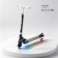 Trottinettes pour enfants, trottinettes à 3 roues, trottinettes avec musique et lumière, hauteur réglable, pliables
