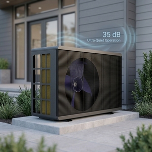 Bomba de Calor Monobloque de Fuente de Aire <span class=keywords><strong>con</strong></span> Inversor DC Completo R290 35dB Descongelación Inteligente CE A+++ Serie H8 6kW Metálica para Exteriores Doméstica - Product Image 4