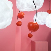 Prix d'usine Nuages artificiels en coton pour mariage, accessoires de décoration suspendus au plafond, décorations suspendues pour vitrines et centres commerciaux