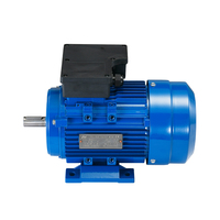 Moteur électrique monophasé à condensateur, 1,1 kW, 1,5 CV, 220 V, 50 Hz, 1500 tr/min, boîtier en aluminium MS