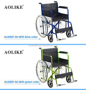 Carrozzina Medicale Economica in Alluminio con Maniglie, Attrezzatura per Terapia e Forniture Sanitarie - Product Image 5