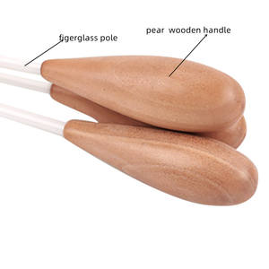 指揮者推奨のバンド演奏用梨バトン 木製ハンドル付きバトン 楽器 - Product Image 6