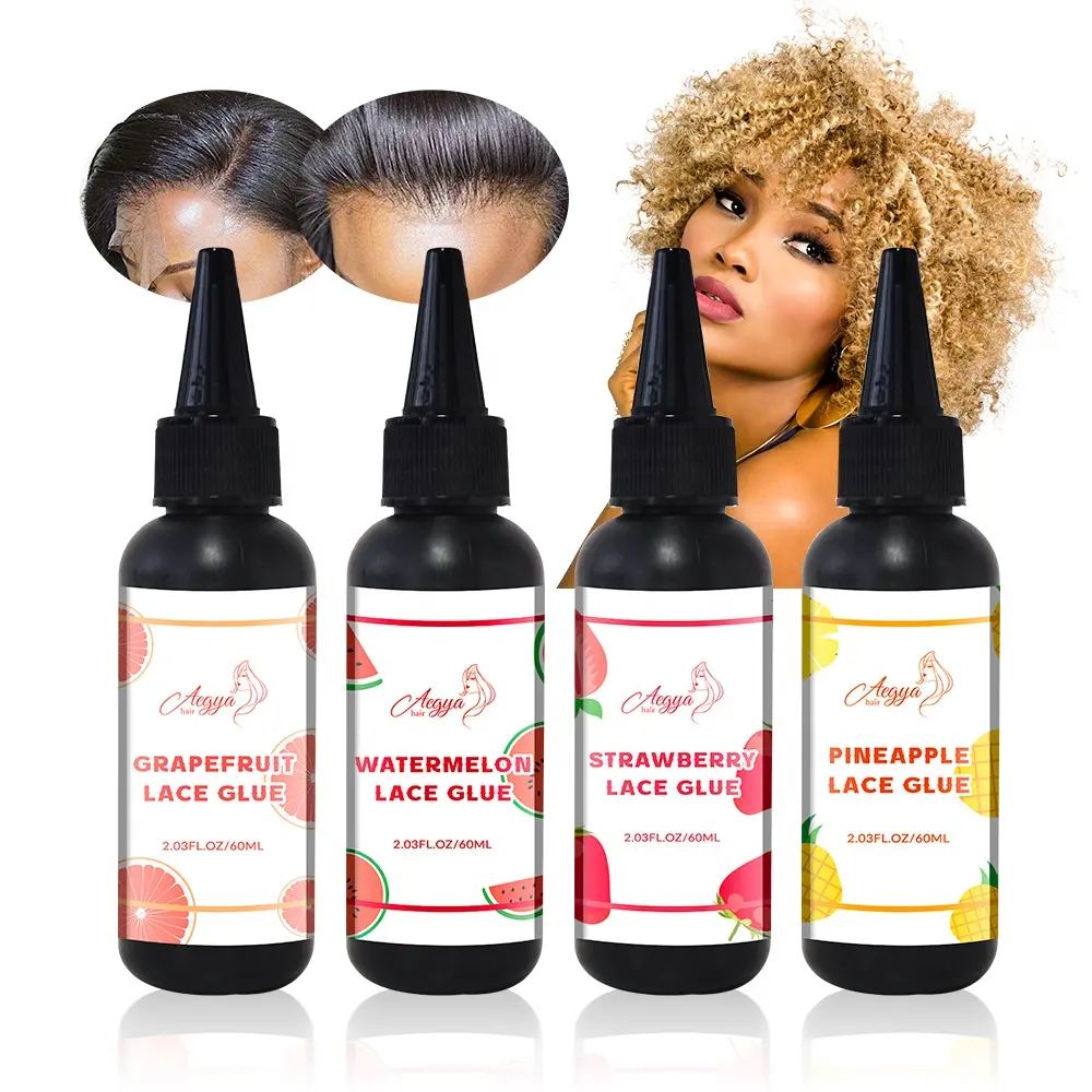 Hold for 2-3 weeks Wig Hair Glue Customize Private Label Waterproof Front Lace Wig Glue Adhesive Strong Hold Lace Glue