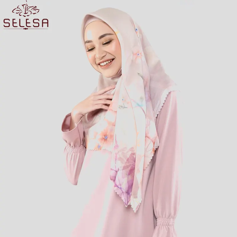 Selen dang Untuk Wanita Tissu En Coton Bio New Style Kunden spezifische Malaysia Instant Schals Türkisch Muslim Schal Frauen Crinkle Hijab