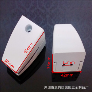 Desktop Aluminum Alloy Glass Clip 30mm Thickness <b>Desk</b> Mount Office Furniture Minimalist Design Durable Shenzhen China - Product Image 1