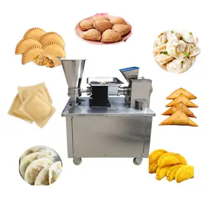 High Effciency 110V/220V Automatic 12/15cm Big Size Empanada Machine/Leaf Dumpling Making Large Dumpling Samosa Making Machine