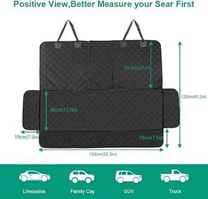 <span class=keywords><strong>Funda</strong></span> de asiento de <span class=keywords><strong>coche</strong></span> para perros de alta calidad para asientos traseros, duradera, a prueba de arañazos, impermeable, <span class=keywords><strong>funda</strong></span> de asiento de <span class=keywords><strong>coche</strong></span> para mascotas - Product Image 2