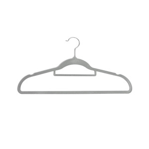 Cintre en velours antidérapant sans trace, type crochet rectangulaire, pour armoire et usage domestique - Product Image 5