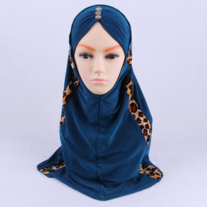 YD281 Vente chaude Foulard pour femme, Châles, Turbans arabes, Chapeaux, Écharpes ethniques élastiques, <span class=keywords><strong>Voile</strong></span>, Hijab musulman pour femme avec empiècements - Product Image 6