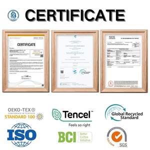 Super Cool Feeling 5*3 FDY Tissu de pull tricoté côtelé 200GSM 165CM Maillot uni extensible respirant pour vêtements décontractés Stock - Product Image 5