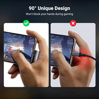 Typ-C auf 3,5mm Audio-Adapter Schnellladung 90-Grad USB-C Aux Kopfhörer Stereo Mikrofon Kabel Konverter für Mobiltelefon Anrufe Spiele