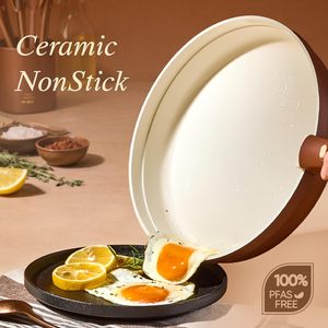 Juego de Ollas y Sartenes Antiadherentes de Cerámica Sin PFOA con Utensilios de Silicona, Compatible con Inducción - Product Image 2