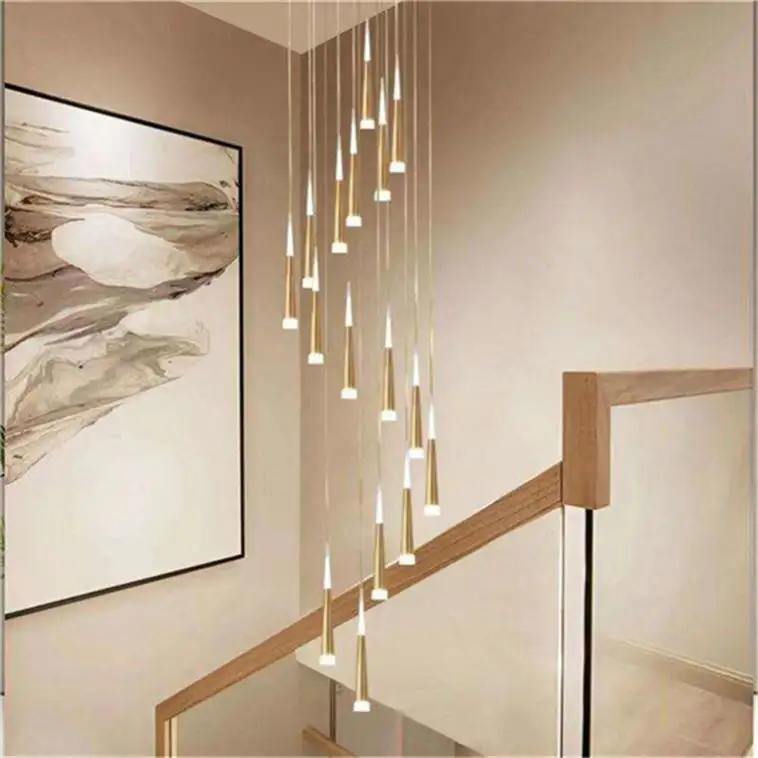 İskandinav Ins yaratıcı kişilik moda ışık lüks Post-Modern yatak odası otel tavan kristal avize