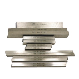 Set Of 2 HSS Trapezoid Parting Blades – 1/8" X 3/4" X 6" For Lathe Cut-Off Tool Holders, Hardened & Ground
