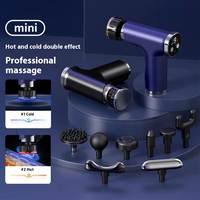 Appareil de massage par vibration sans fil, percussion des tissus profonds, relaxant musculaire, massage chaud et froid, stimulateur musculaire sans fil