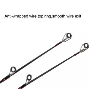 Vara de Pesca Ultraleve de 1.8m 2.1m 2.4m com 2 Seções em Fibra de Carbono para Molinete ou Carretilha para Carpa, Robalo e Bagre - Product Image 6