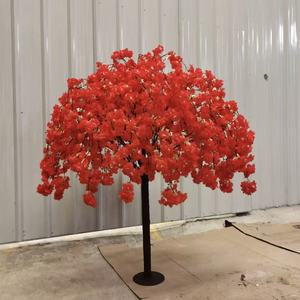 Arbres artificiels de cerisier en fleurs de 1,20 m, personnalisables, en plastique et soie, pour décoration intérieure/extérieure, mariage, Noël, Pâques, haute simulation - Product Image 5